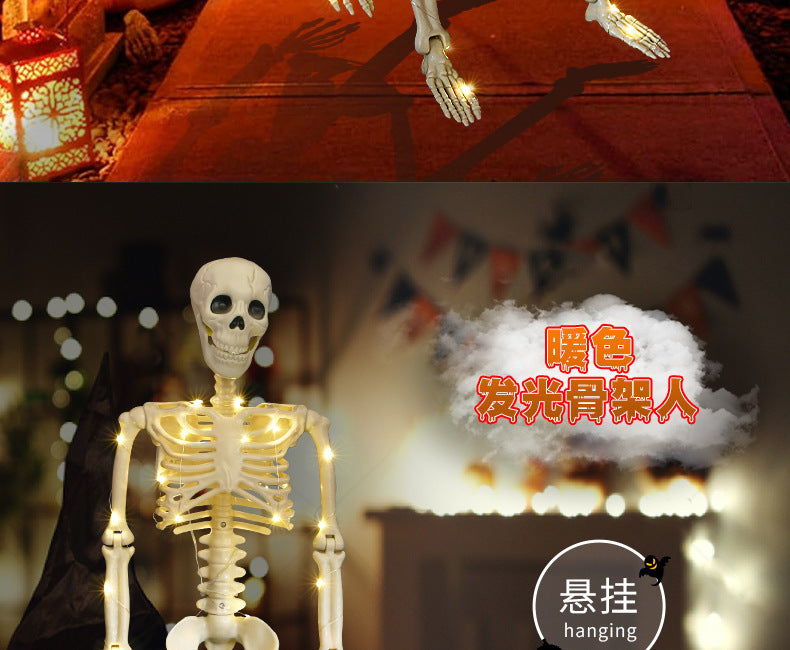 for Halloween Skeletons Decor Yard Patio Lawn Garden Skeleton Props Spooky Party Decoration