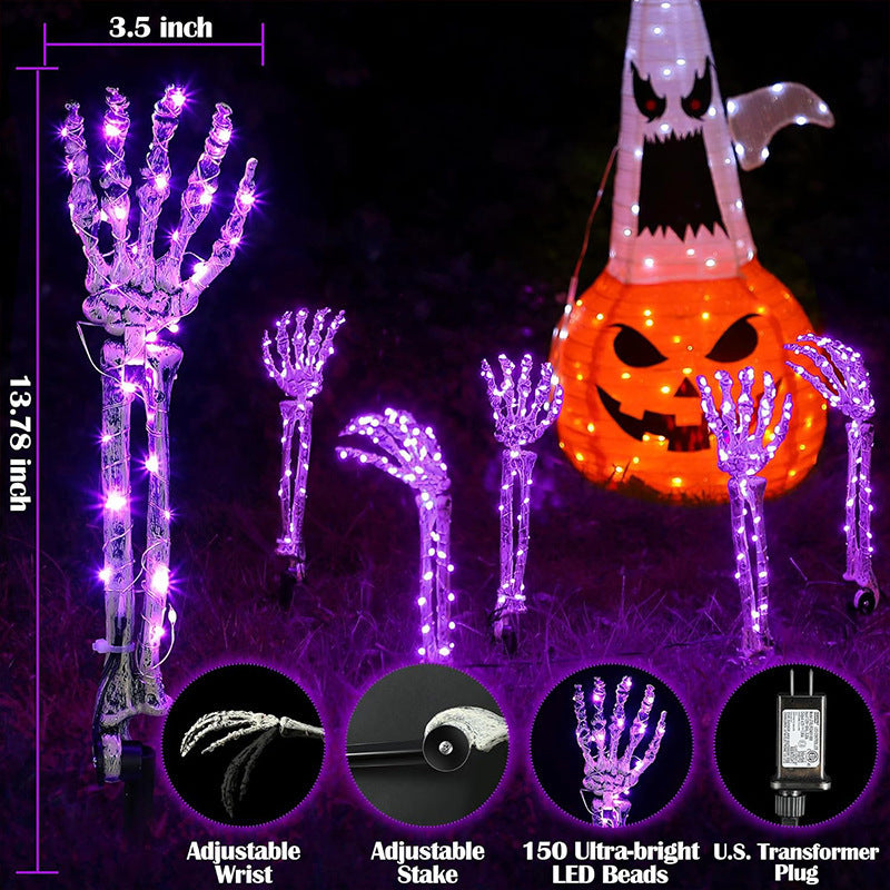 for Halloween Skeletons Decor Yard Patio Lawn Garden Skeleton Props Spooky Party Decoration