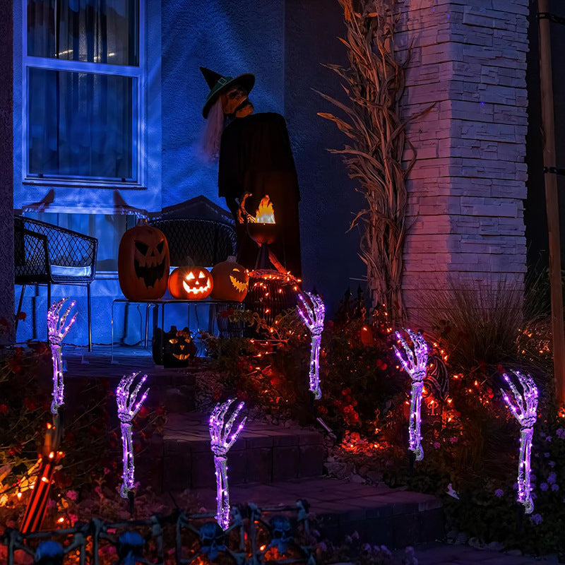 for Halloween Skeletons Decor Yard Patio Lawn Garden Skeleton Props Spooky Party Decoration
