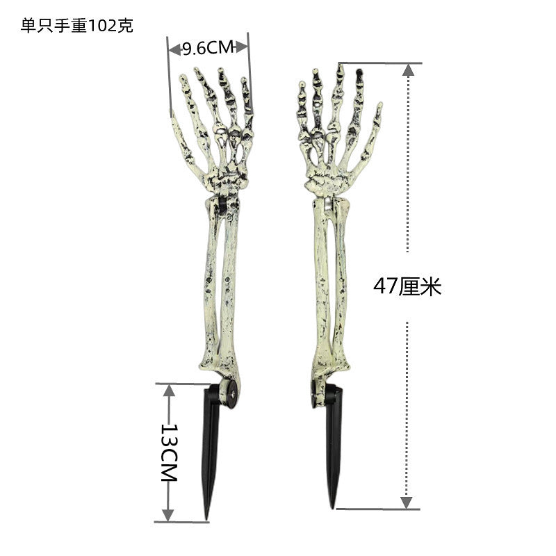 for Halloween Skeletons Decor Yard Patio Lawn Garden Skeleton Props Spooky Party Decoration