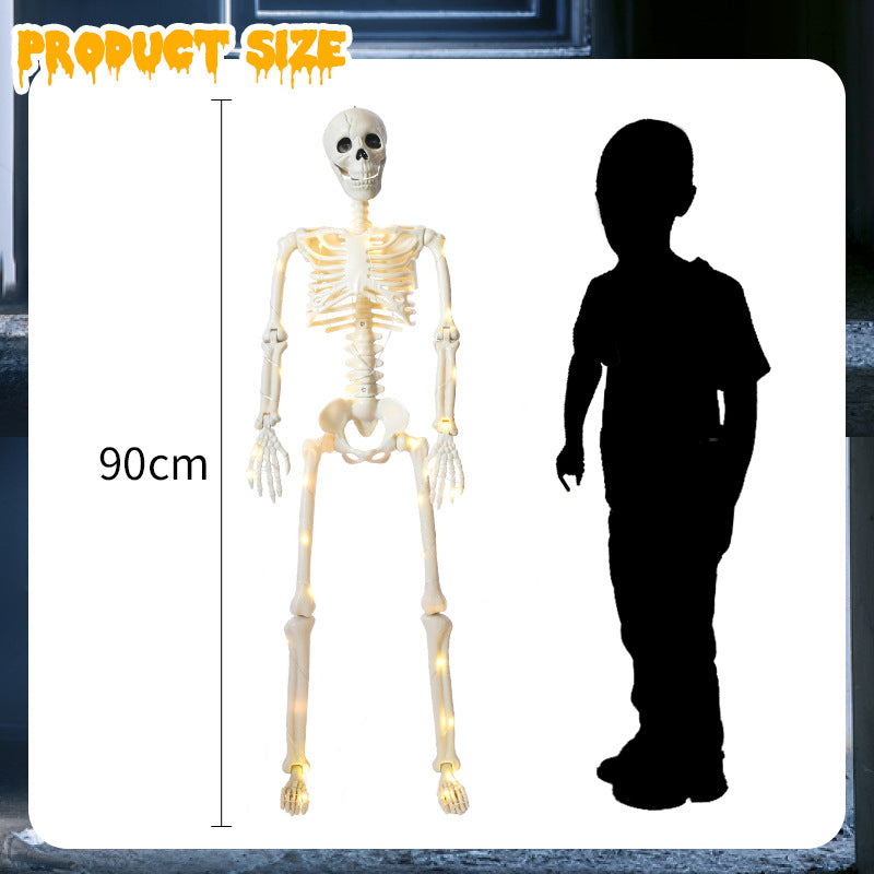 for Halloween Skeletons Decor Yard Patio Lawn Garden Skeleton Props Spooky Party Decoration