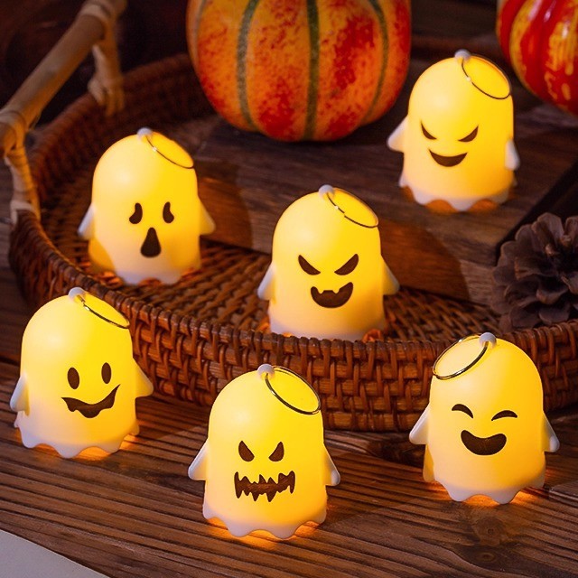 Halloween decorations decorations mini pumpkin lanterns  trick-or-treaters ghost