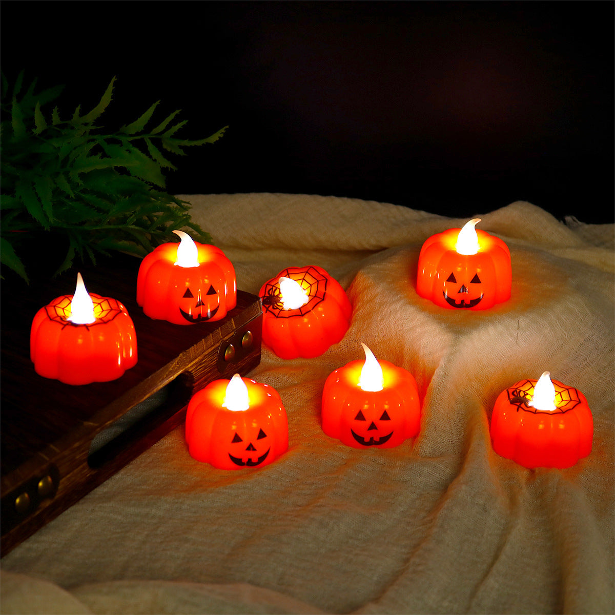 Halloween decorations decorations mini pumpkin lanterns  trick-or-treaters ghost