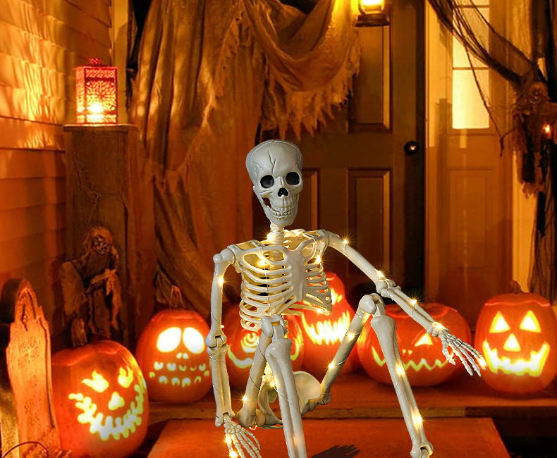 for Halloween Skeletons Decor Yard Patio Lawn Garden Skeleton Props Spooky Party Decoration