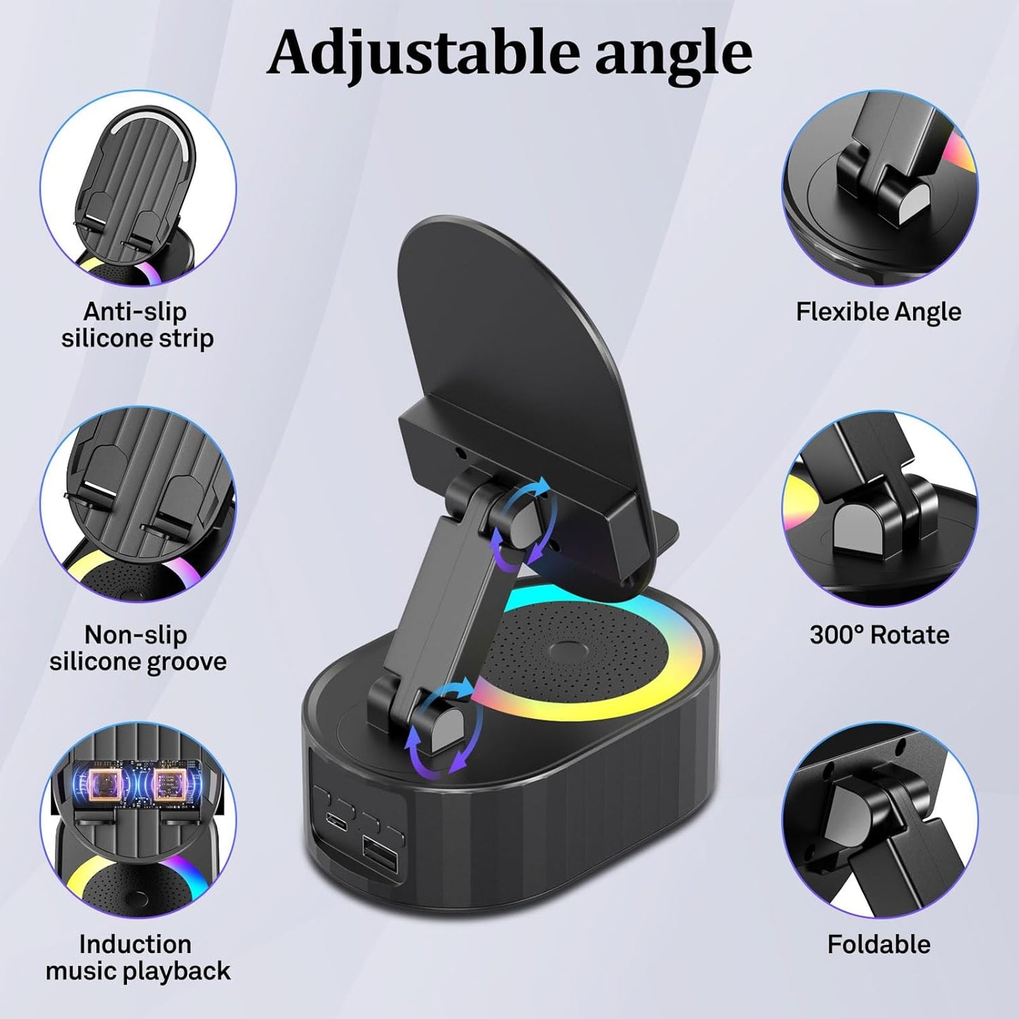 Mobile phone charging stand