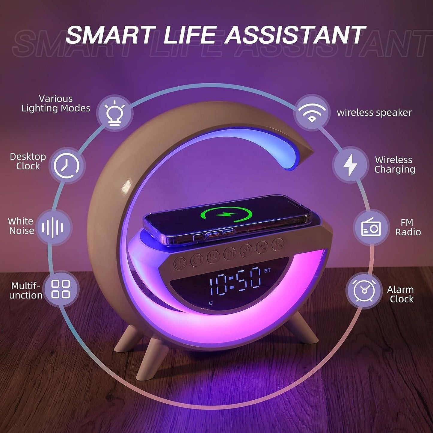 Wireless charging for audio equipment