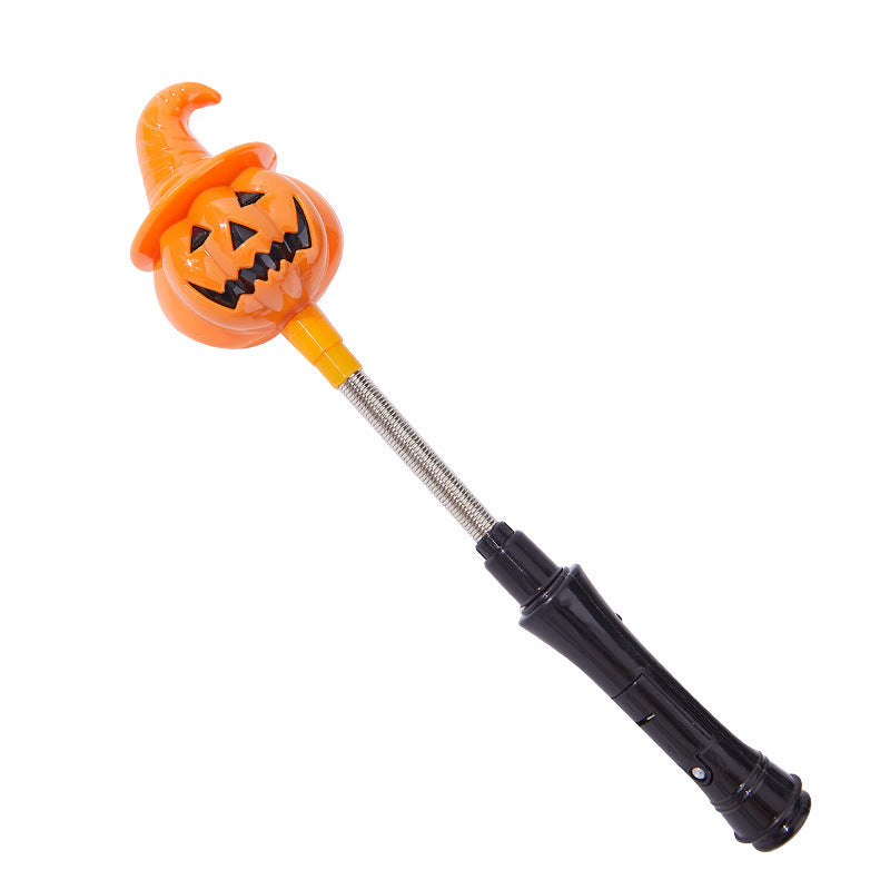 Halloween luminous hand-cranked pumpkin lantern